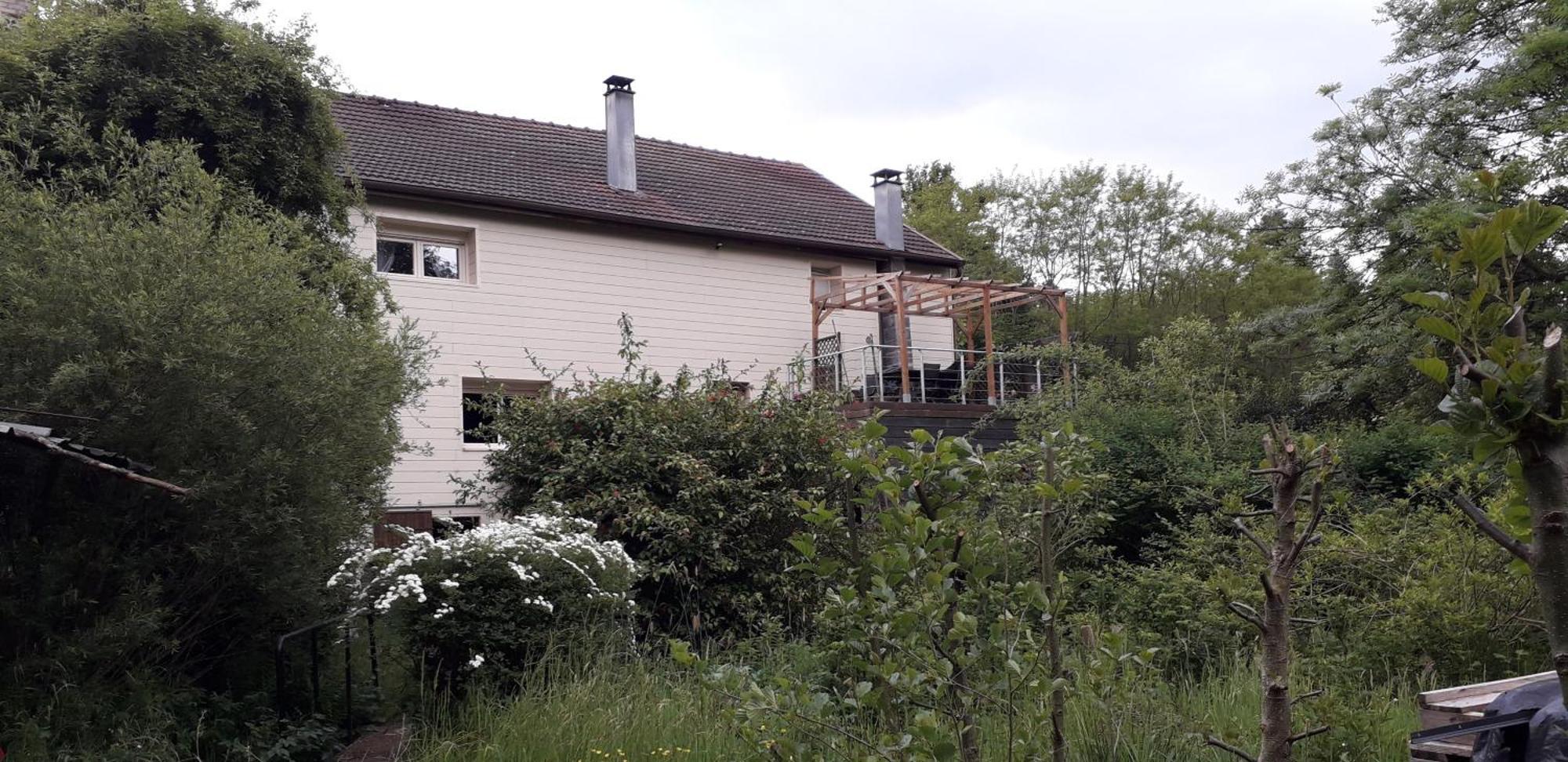 Au Val Des Meuris Bed and Breakfast Taintrux Buitenkant foto